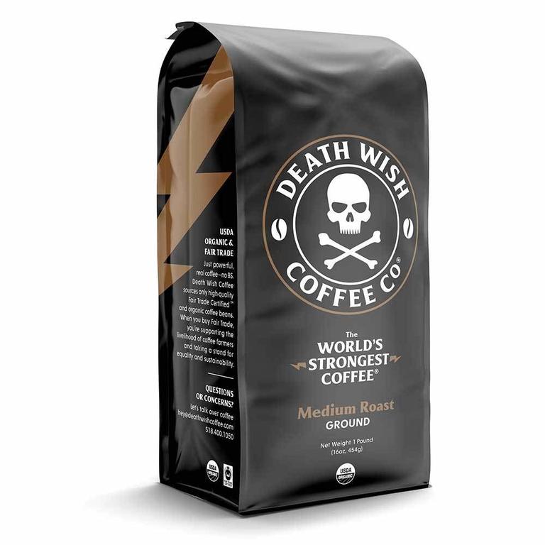 Death Wish Coffee Dark Roast Coffee Grounds Review Espresso Coffee